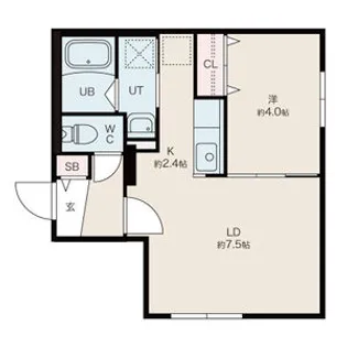 FーWORKS澄川(エフワークススミカワ)【1階】の間取り