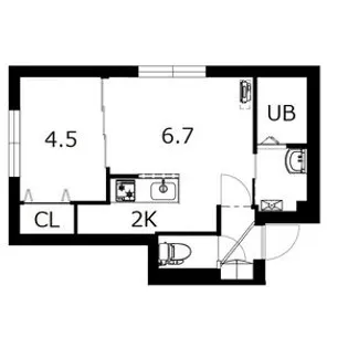 EXCEL中の島Ⅱ【3階】の間取り