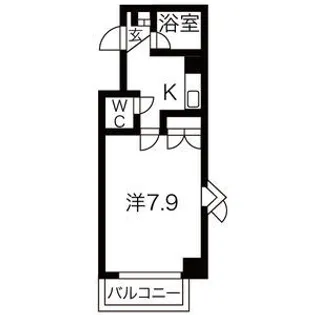 アップルコート白石【0401号室】の間取り
