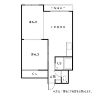 TAKOU.BLD【0203号室】の間取り