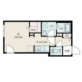 フラゼ美園(FRASE美園)【4階】の間取り