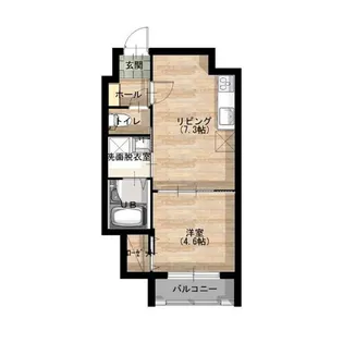 MARVIN(マービン)【205号室】の間取り