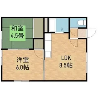 寺田ハイツ【201号室】の間取り