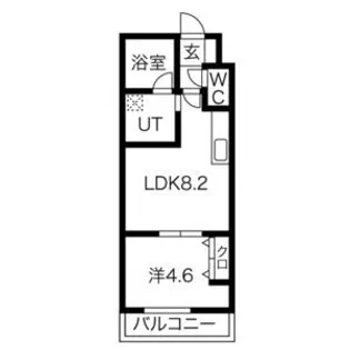 MONACO【00405号室】の間取り