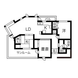アルファ西岡ビル【A館 2階号室】の間取り