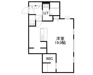 ピオネロ月寒【3階】の間取り