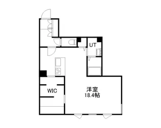 ピオネロ月寒【5階】の間取り