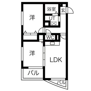 ラークヒルズマンション【401号室】の間取り