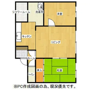 榊原ハイツ【D号室】の間取り