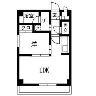 ラッフィナート【201号室号室】の間取り