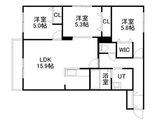 SILENT HILLS【205号室】の間取り