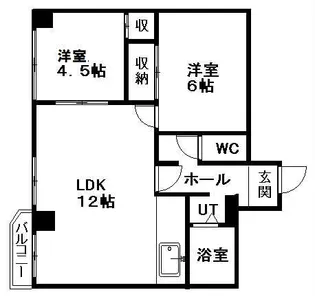 アクアトピア南郷通Ⅰ【0501号室】の間取り