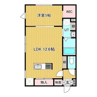 ネコフィーノ・キキ【1階】の間取り