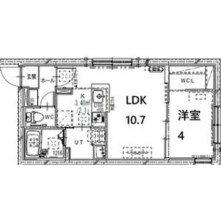 Foresta Notte【201号室】の間取り