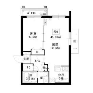 ノヴァ白石ーⅡ【2階】の間取り