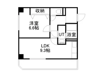 MOBIUS TOYOHIRA【0903号室】の間取り