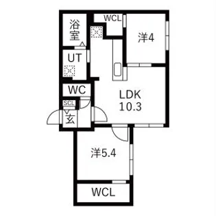 アレグリア本郷通7丁目【3階】の間取り