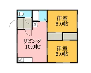 パークハイツ【102号室】の間取り