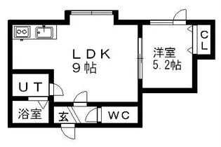 ラ・ティエラ【1階】の間取り