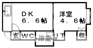 第35森宅建マンション【103号室】の間取り