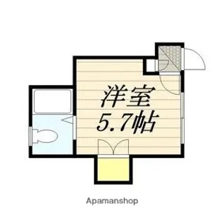 コーポみすず【2号室】の間取り
