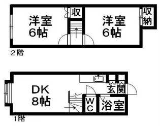 カサ・デ・セフィーロ【2階】の間取り