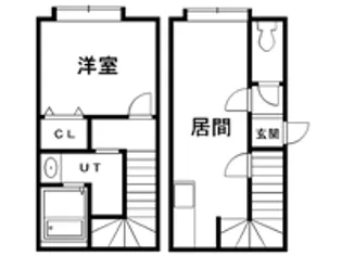 リバーヴィレッジ平岸【108号室】の間取り