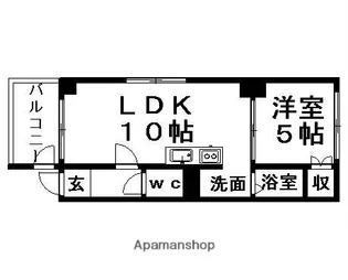 北海道札幌市豊平区豊平五条2丁目【マンション】の間取り