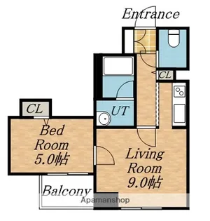 ライオンズプラザ植物園【2階】の間取り