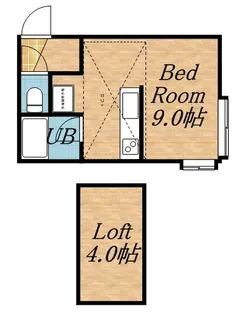 パレロワイヤルN7【203号室】の間取り