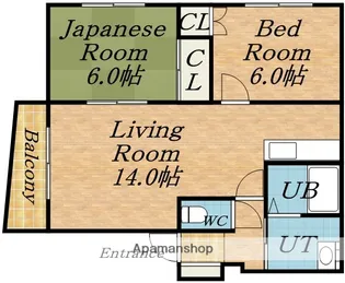 プレステージN31【4階】の間取り