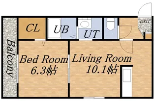 ELYSEE187【3階】の間取り