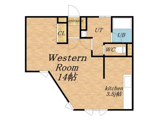 SHADE(シェード)【202号室】の間取り
