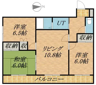 ウエストビレッジ118【1階】の間取り