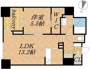 プライムメゾン南2条【2階】の間取り