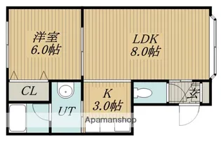 グレイテストライフA【202号室】の間取り
