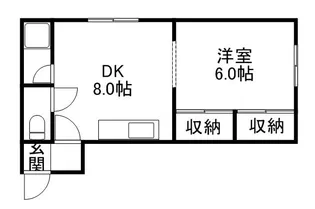 メゾンステラII【302号室】の間取り