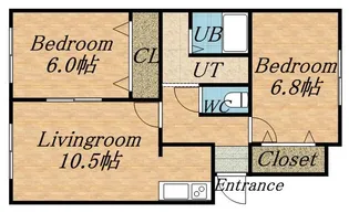 アコーデンスさや【2階】の間取り