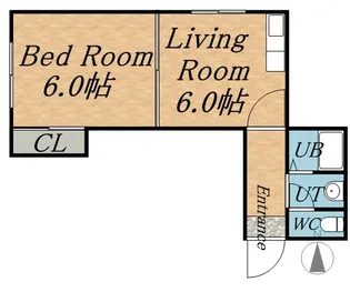 ラ・モード【204号室】の間取り