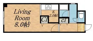 サザンガーデン北大【302号室】の間取り
