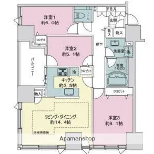 シティータワー札幌大通【3階】の間取り