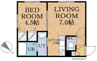 ルグラン宮の沢【303号室】の間取り