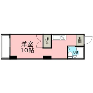 ノースポール北大前【201号室】の間取り