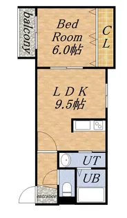 プラチナコートN18【4階】の間取り