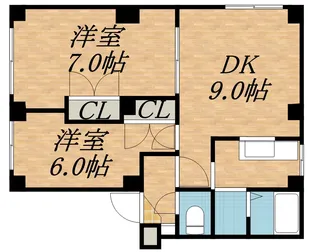 アーバンマンション2【107号室】の間取り