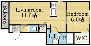 グランメールMAXIM33【1階】の間取り