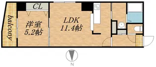 アリスマナーBLD【9階】の間取り