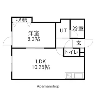 アムールガーデン【3階】の間取り