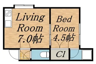 ルミエール21【206号室】の間取り