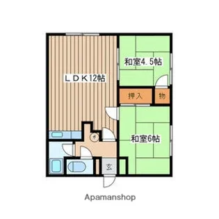 JCハウス太平【2階】の間取り
